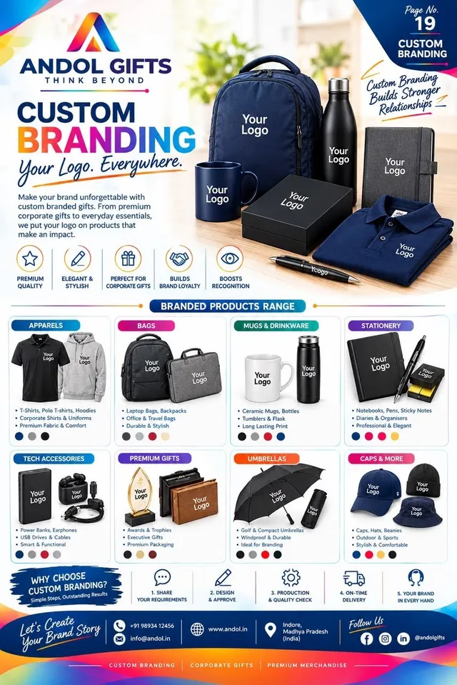 Custom Branding catalogue page