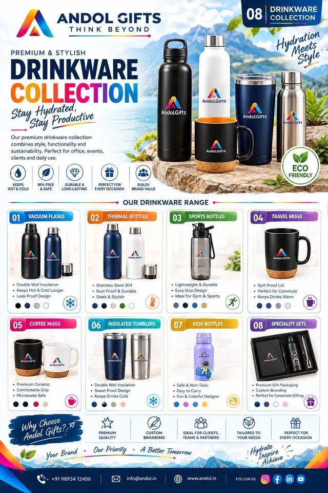 Drinkware Collection catalogue page